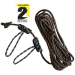 MUDDY LIFE-LINE 30' W/ DOUBLE - ROPE LOOPS REFLECTIVE ROPE