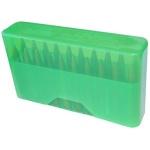 MTM J-20 Slip Top Ammo Box 7mm Rem -338 Win Clear Green