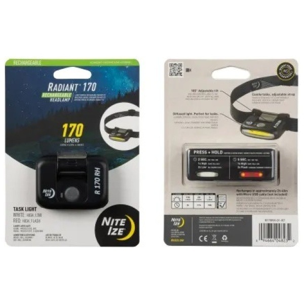 Radiant 170 Rechargeable Headlamp
