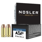 NOSLER ASP 45ACP 230GR HG JHP 20/400