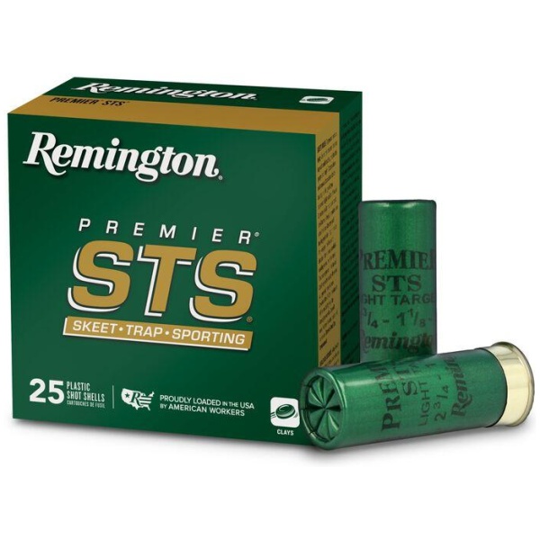 Remington Premier STS Target 12 ga 2 3/4" 2 3/4 dr 1 1/8 oz #8 1145 fps 25/ct