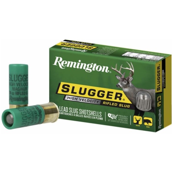 Remington Slugger High-Velocity Rifled Slug 12 ga 3 in 7/8 oz Slug 1875 fps 5/ct