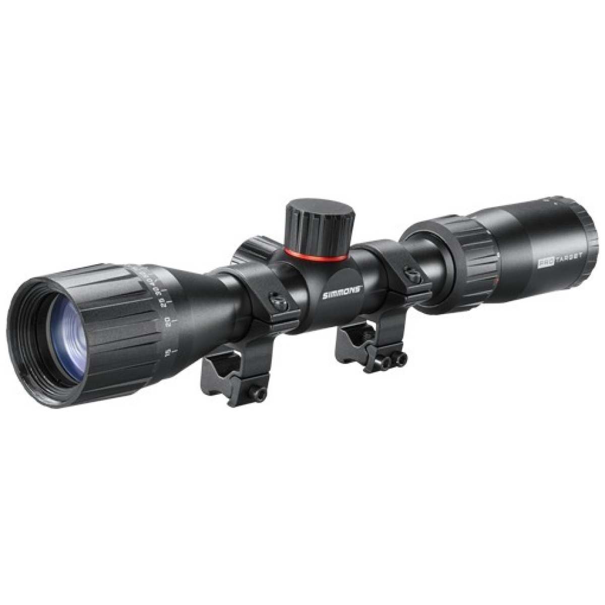 Spta2732. Jpg - simmons pro target air 2-7x32 - w/rings truplex black matte - spta2732