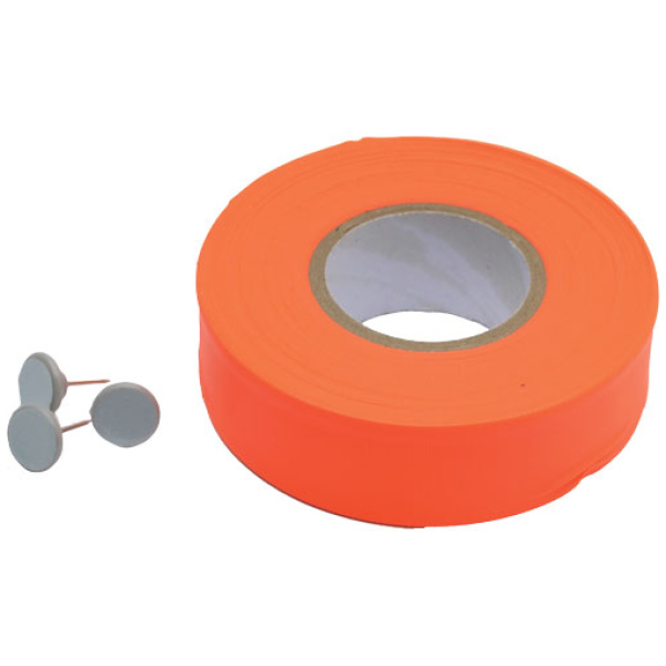 HME TRAIL MARKING RIBBON - ORANGE 150'