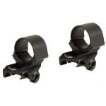 Weaver Detachable Extension Top Mount Aluminum Scope Rings - 1" High Dual EXT - Matte