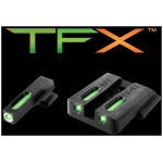 Truglo TFX Tritium/Fiber-Optic Day/Night Sights S&W M&P (including SHIELD & .22 models excluding .22 Compact / C.O.R.E. models) SD9 and SD40 (exclud