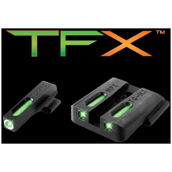 Truglo TFX Tritium/Fiber-Optic Day/Night Sights S&W M&P (including SHIELD & .22 models excluding .22 Compact / C.O.R.E. models) SD9 and SD40 (exclud