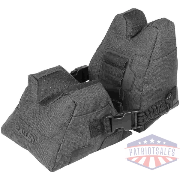 Allen Eliminator Filled Bench Bag Front and Rear Set Grey