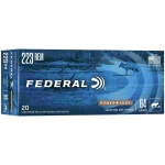 Federal Power-Shok Rifle Ammunition .223 Rem 64 gr SP 3050 fps - 20/box
