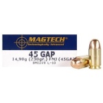 MagTech Handgun Ammunition .45 GAP 230 gr FMJ 837 fps 50/box
