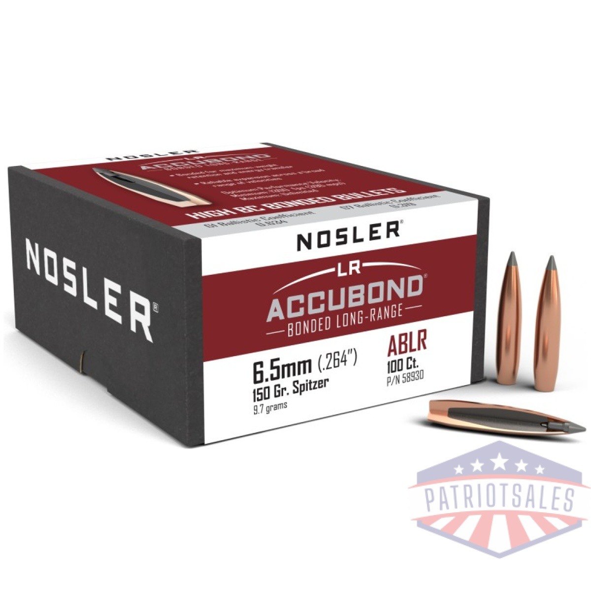 Https3a2f2fmedia. Chattanoogashooting. Com2fimages2fproduct2fno589302fno58930-1. Jpg - nosler accubond long range bullets 6. 5mm. 264" 150gr 100/rd - https3a2f2fmedia. Chattanoogashooting. Com2fimages2fproduct2fno589302fno58930 1