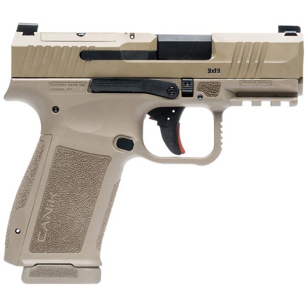 Canik Mete MC9L Handgun 9mm Luger 17rd Magazines(2) 3.18" Barrel Optic Ready FDE