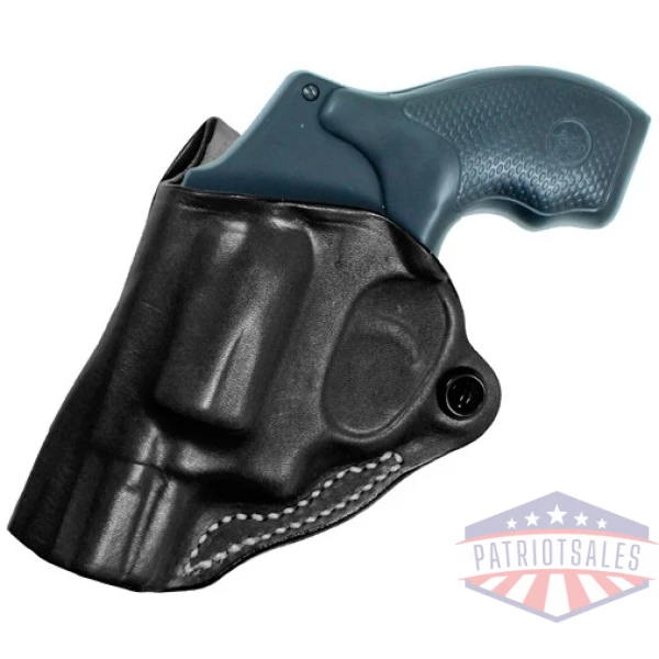 DESANTIS MINI SCABBARD HOLSTER - LH OWB LEATHER J-FRM 2-2.25 BL