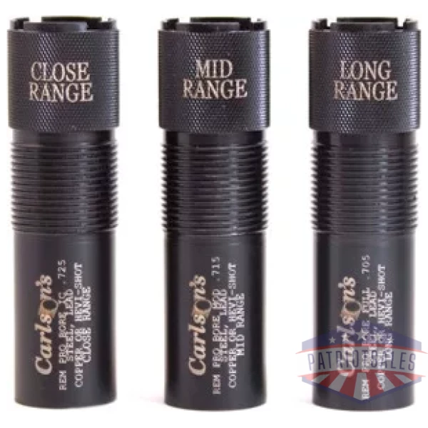 CARLSONS CHOKE TUBE WATERFOWL - 3PK 12GA C/M/L RANGE REM PRO