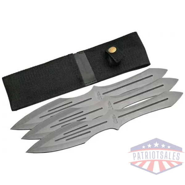SZCO RITE EDGE 10" PRO THROWER - KNIFE 3PC SET W/SHEATH