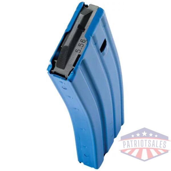 CPD MAGAZINE AR15 5.56X45 30RD - BLUE FINISH ALUMINUM