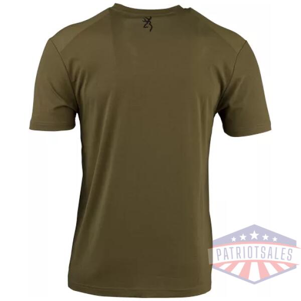 BROWNING SS PERF CAMP SHIRT - RAM LOGO GREEN LARGE