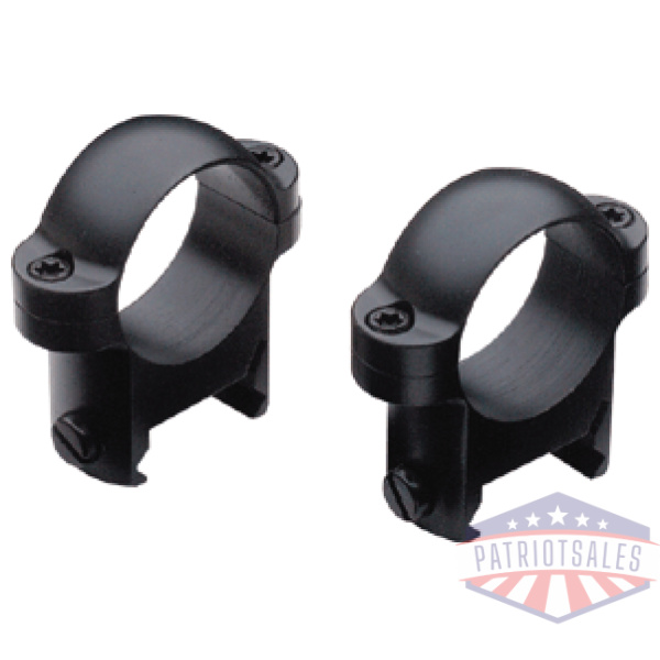 BURRIS ZEE RINGS 1" LOW - STEEL GLOSS