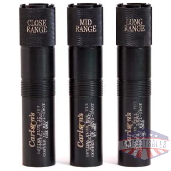 CARLSONS CHOKE TUBE WATERFOWL - 3PK 12GA C/M/L-RANGE OPTIMA+