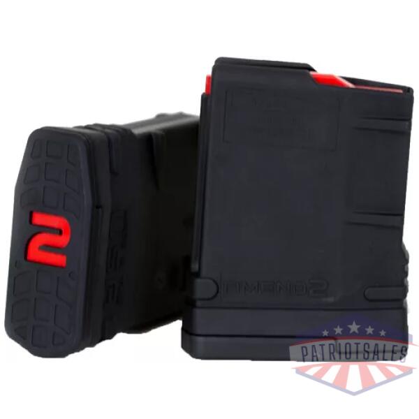AMEND2 AR-10 SR-25 MAG 7.62X51 - 10 RD POLYMER BLACK