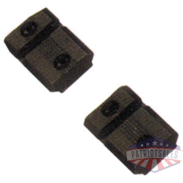 TRADITIONS MOUNT BASES FOR - BOLT IN-LINE RIFLES 2-PC BLACK