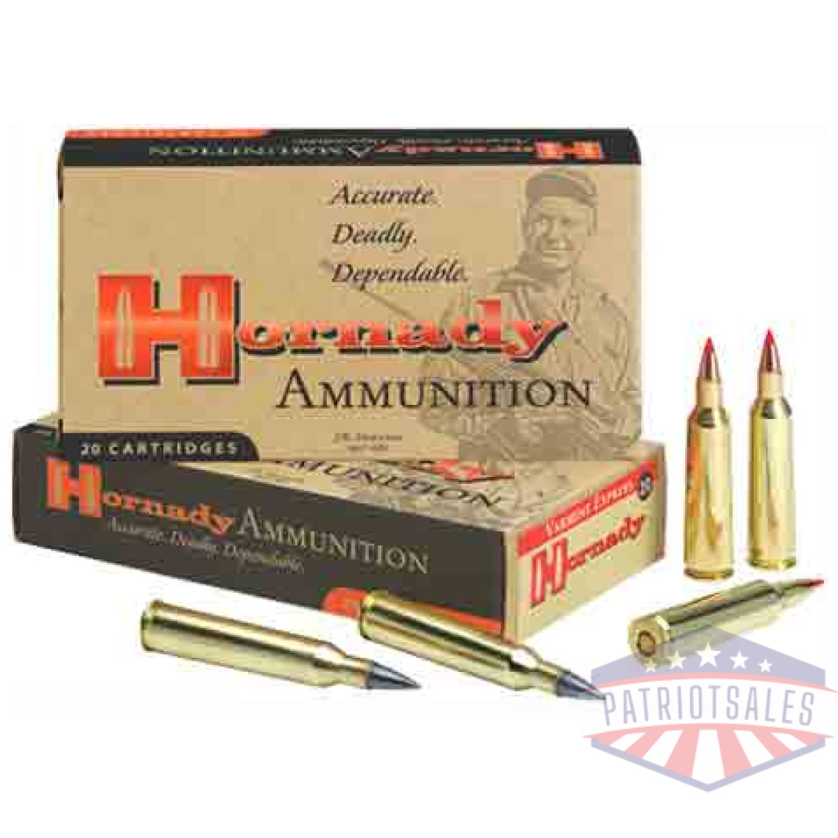 Hornady varmint 223 rem - 55gr v-max 20rd 10bx/cs - image 1