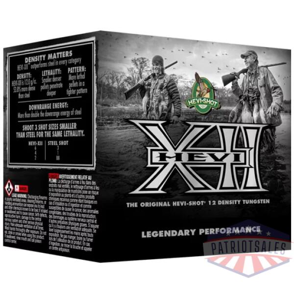 HEVI-SHOT XII-12 DENSITY 28GA - 3" 1OZ #6 25RD 10BX/CS