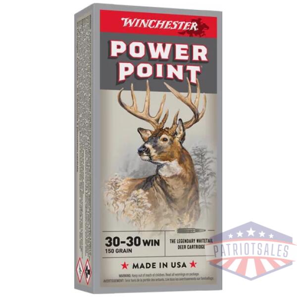 WINCHESTER SUPER-X 30-30 WIN - 150GR POWER POINT 20RD 10BX/CS