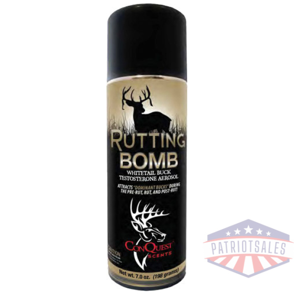 CONQUEST SCENTS DEER LURE - RUTTING BUCK BOMB AEROSOL 7OZ