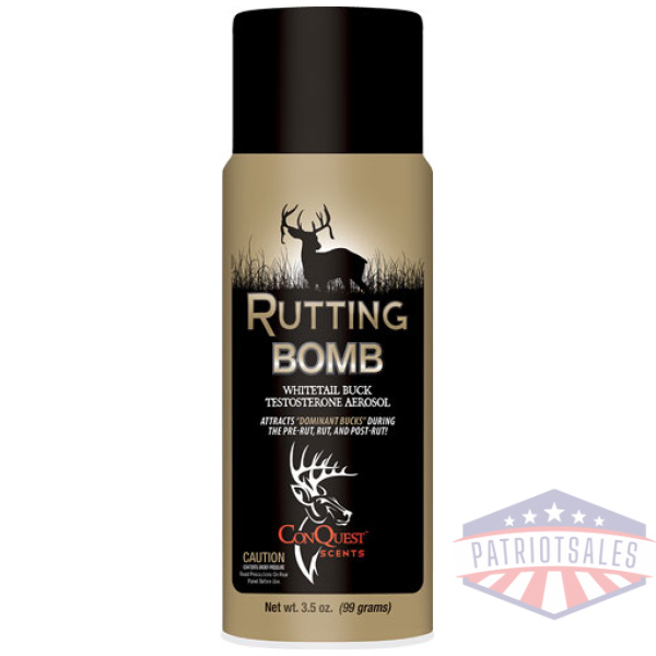 CONQUEST SCENTS DEER LURE - RUTTING BUCK BOMB AERO 3.5OZ