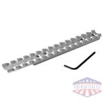 EGW SCOPE BASE RUGER 10-22 - PICATINNY RAIL SILVER