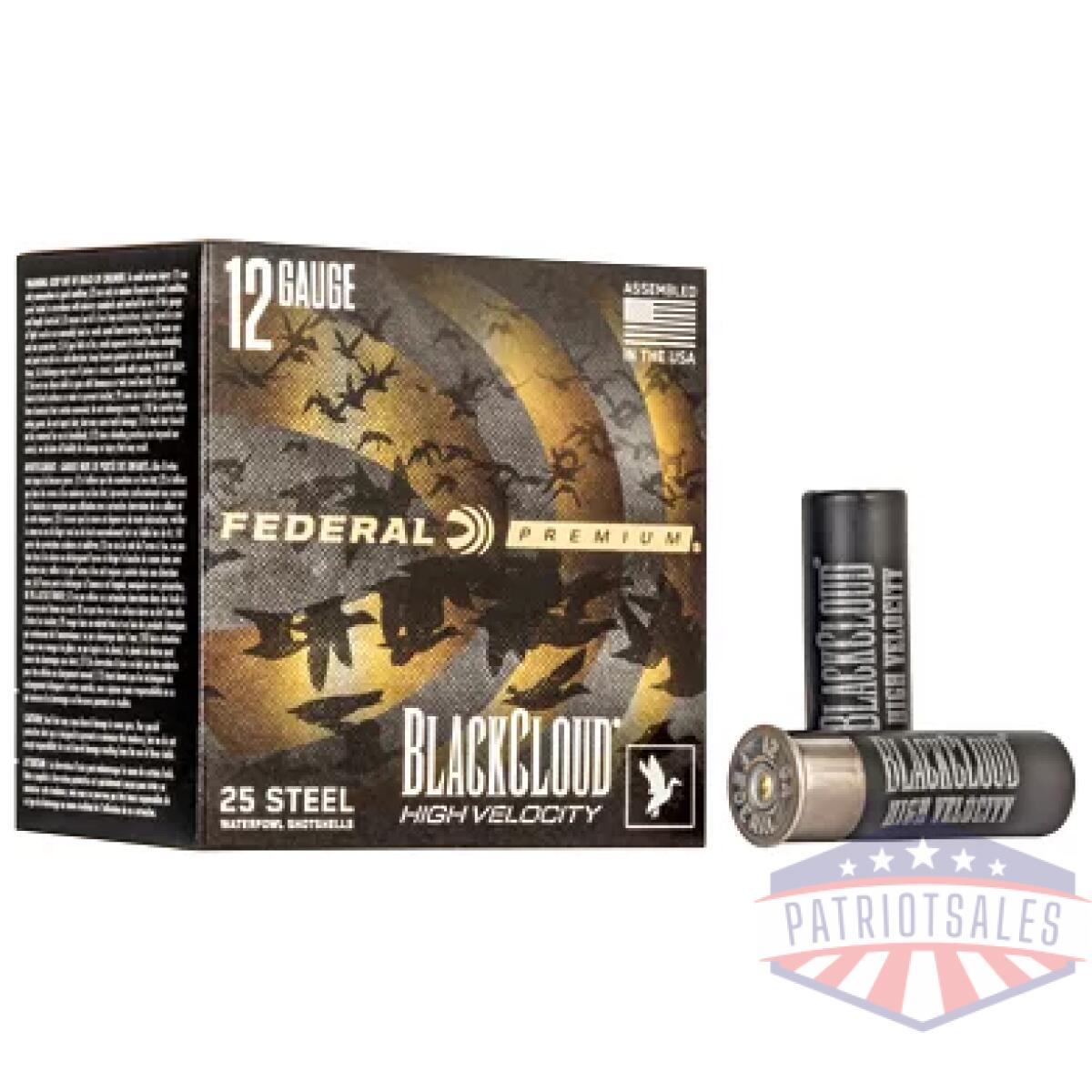 Fed blk cloud 12ga 3" #3 hv 25/250 - image 1
