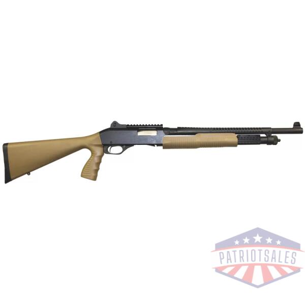 STEVENS 320 TACTICAL 20GA 3" - 18.5" GHOST W/PG HEAT SHD FDE