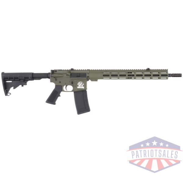 GLFA AR15 RIFLE 223 WYLDE - 16" NIT BBL OD GREEN