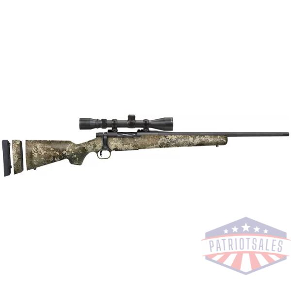 MOSSBERG PATRIOT BANTAM COMBO - 7MM-08 20" 3-9X40 BLUED/STRATA