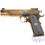 girsan mc1911 match gov't - engraved 45acp adj. sgt gold