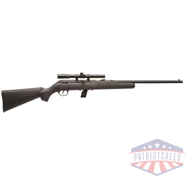 SAVAGE 64FXP 22LR 21" BBL - BLUED/BLACK SYN W/4X15 SCOPE