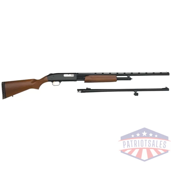 MOSSBERG 500 COMBO 20GA 3" 26" - VR/24"RIFLED BLUED/HARDWOOD