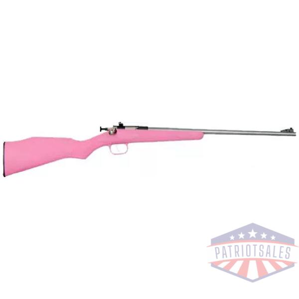 CRICKETT RIFLE G2 22LR - S/S PINK SYNTHETIC