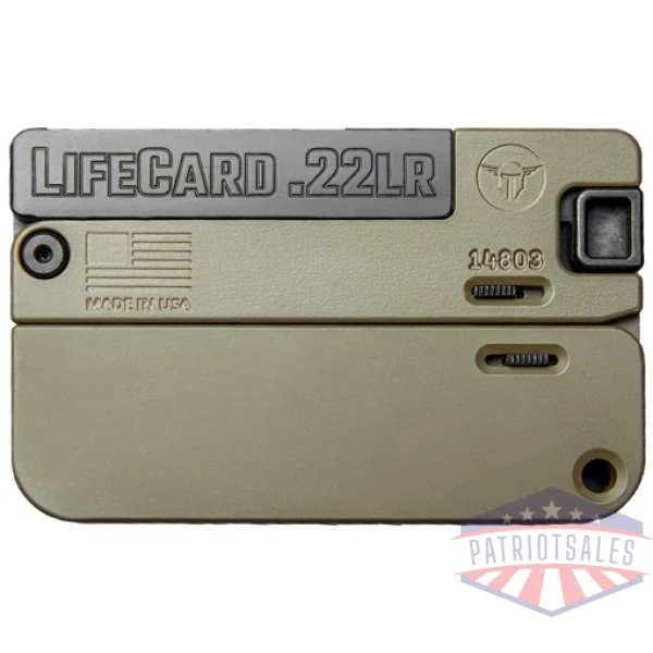 TRAILBLAZER LIFECARD 22LR - SINGLE SHOT OD GREEN