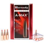 HORNADY BULLETS 50 CAL .510 - 750GR A-MAX FOR 20CT 12BX/CS
