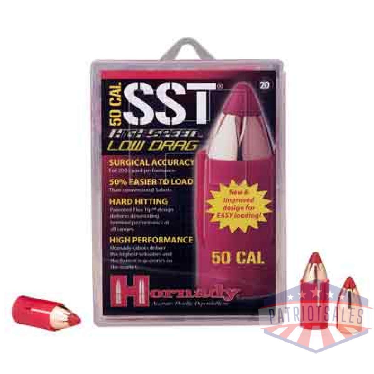 Hdy67273. Jpg - hornady. 50cal saboted bullet - 250gr. Sst 20ct 10bx/cs - hdy67273