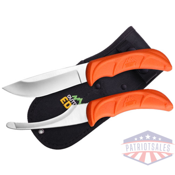 OUTDOOR EDGE JAEGER-PAIR - SKINNING/GUTTING KNIFE COMBO