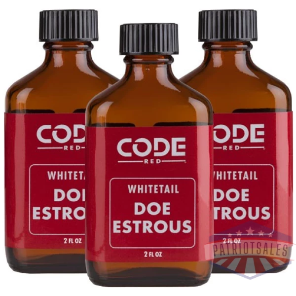 CODE RED DEER LURE DOE - ESTRUS TRIPLE PACK 2FL OZ/EA