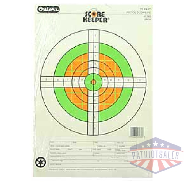 CHAMPION SCOREKPR 25YD PISTOL FLUOR