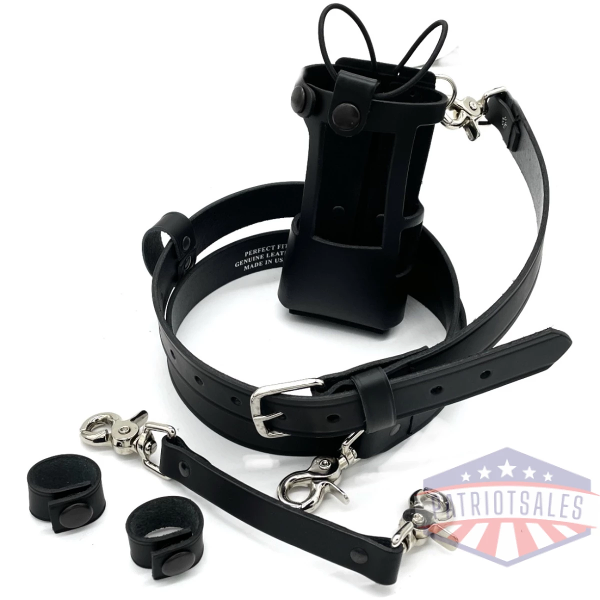 Firefighter radio holder w/ beltslide & d-rings bundle - image 1