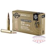 3PU .223 REM MATCH 75GR HPBT 20/1000