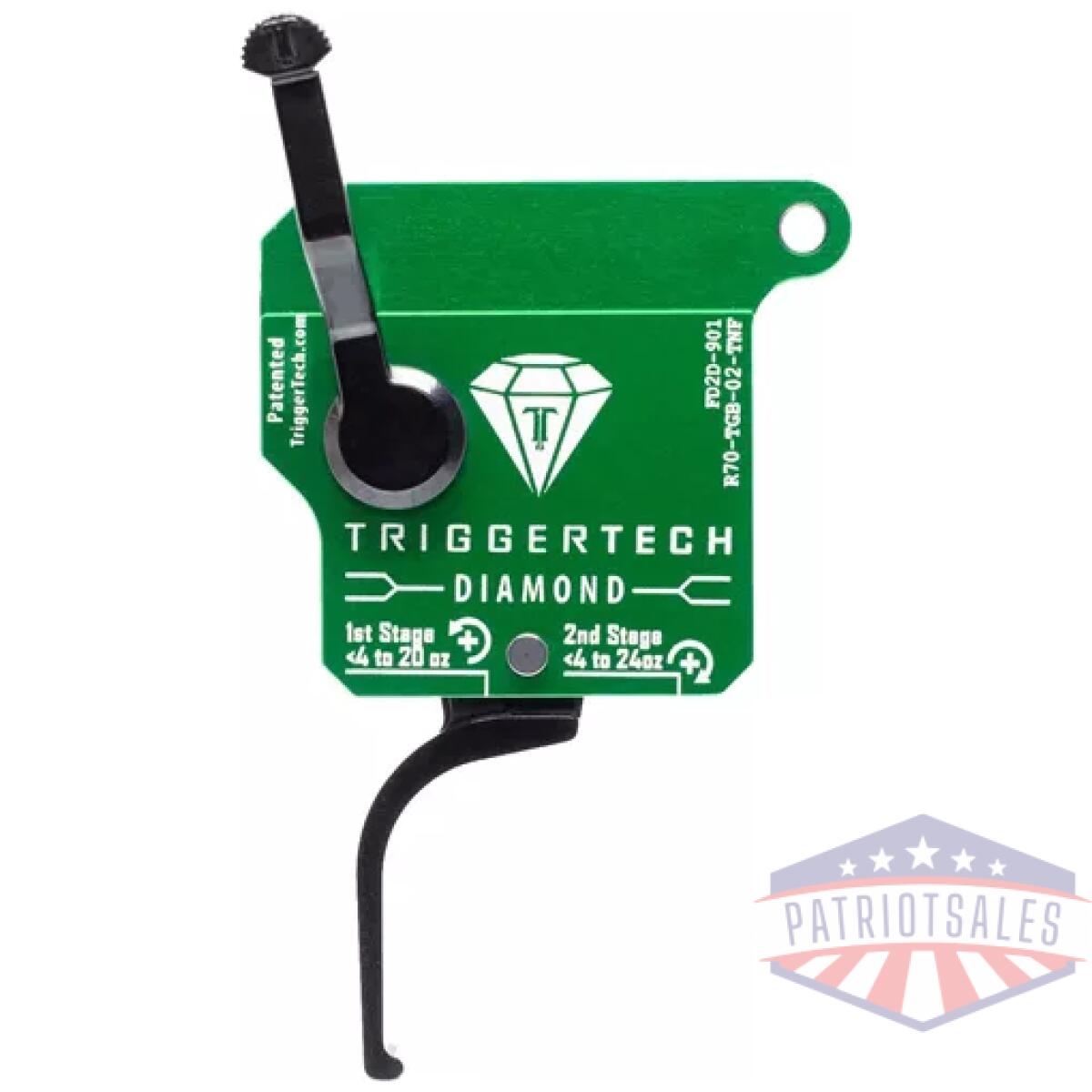 R70tgb02tnf. Webp - triggertech rem 700 two stage - black diamond flat clean - r70tgb02tnf