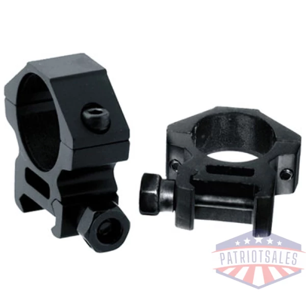 UTG RINGS 30MM LOW PROFILE - MATTE BLACK PICATINNY/WEAVER