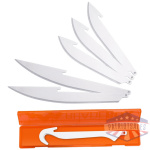 OUTDOOR EDGE RPLCMNT COMBO BLD - SET 3DROP/2BONE/1GUT HOOK